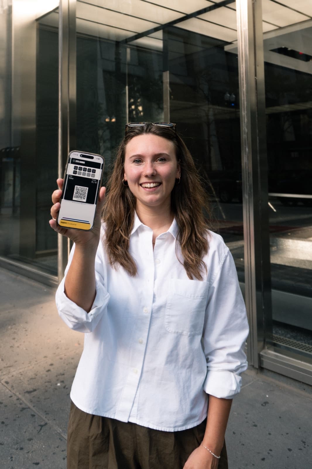 Saskia Jonasch bei der Arbeit an Stampzino